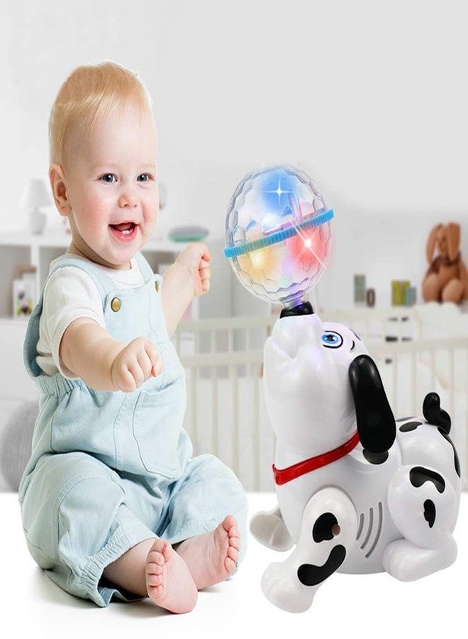 اديو-بلاي ألعاب الكلاب الراقصة للأطفال من إيدوبلاي - لعبة كلب تدور 360 درجة مع أضواء LED وامضة وموسيقى (كلب راقص) - Image 3